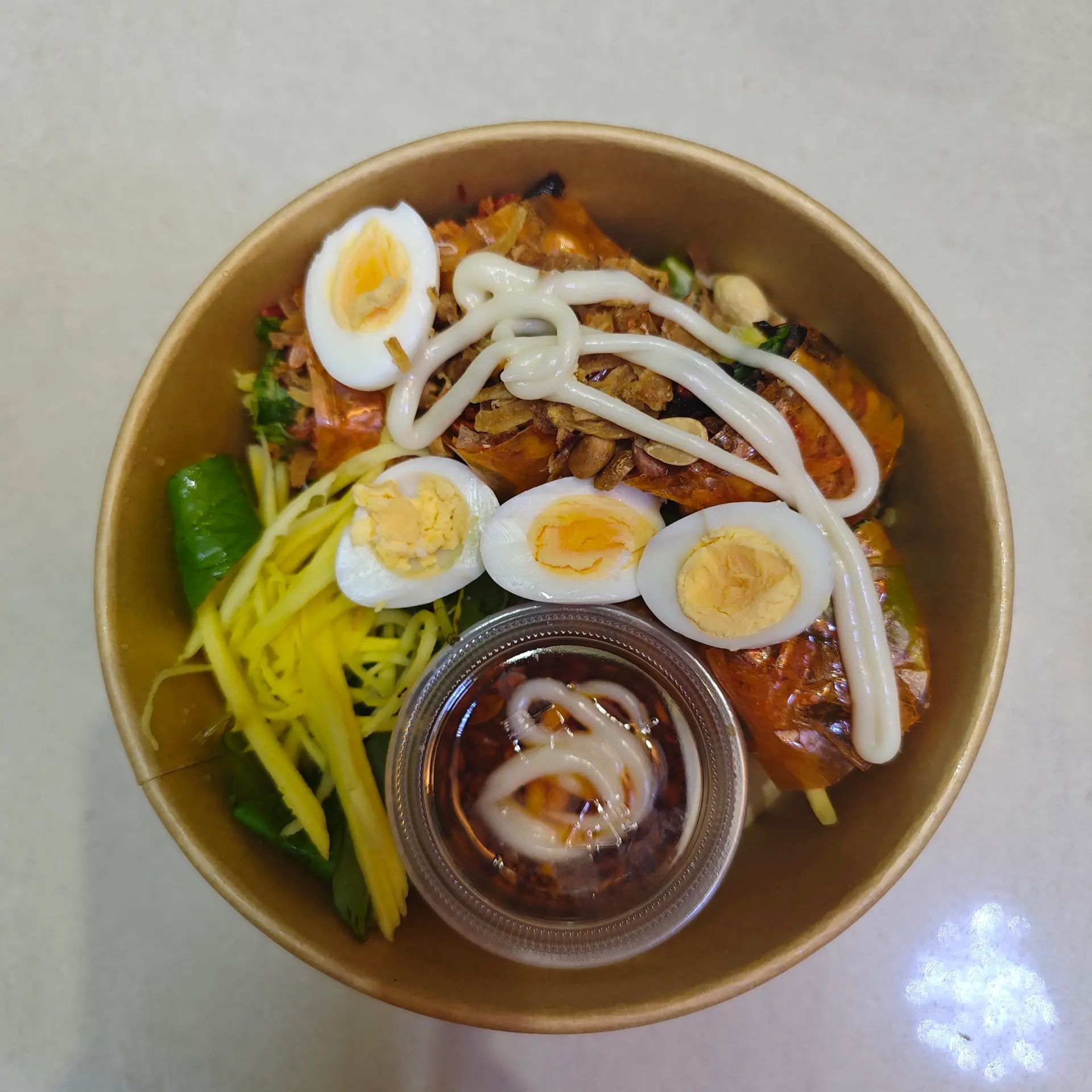 Hình ảnh Combo 1 Bánh Tráng + Thêm 5 trứng cút