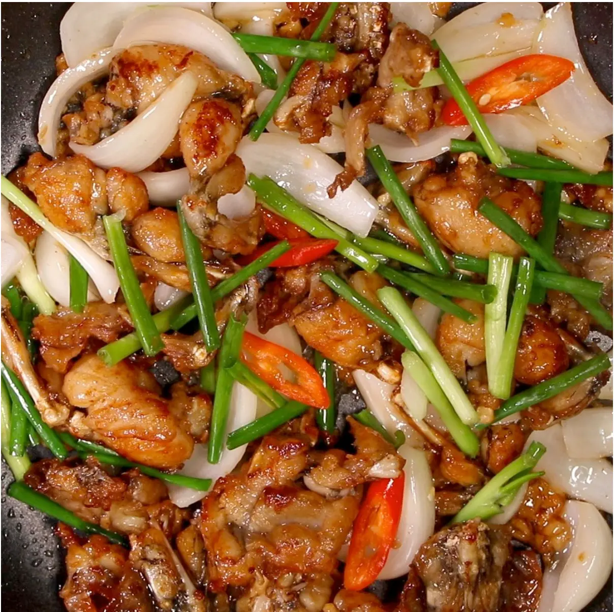 Hình ảnh Ếch chiên nước mắm