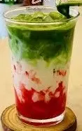 Hình ảnh Matcha Dâu Latte