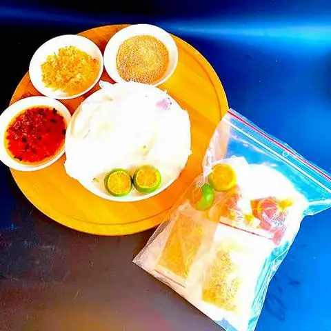 Hình ảnh Bánh tráng dẻo chà bông