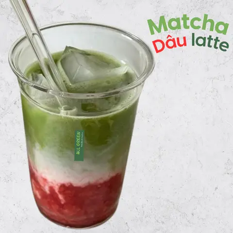 Hình ảnh Matcha dâu latte