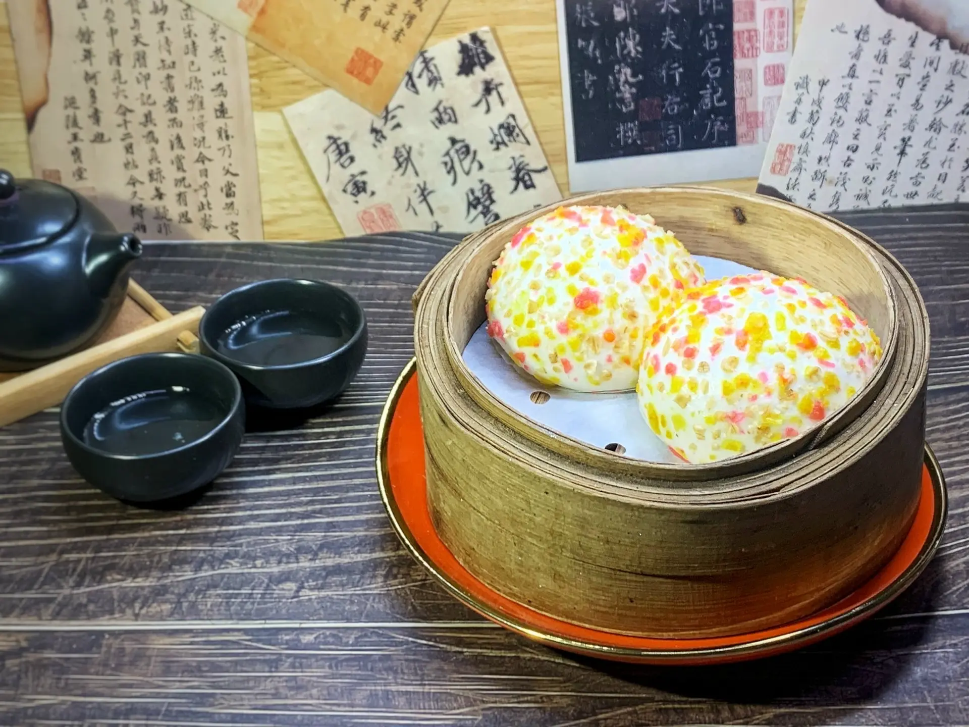Hình ảnh Bánh bao phô mai yến mạch