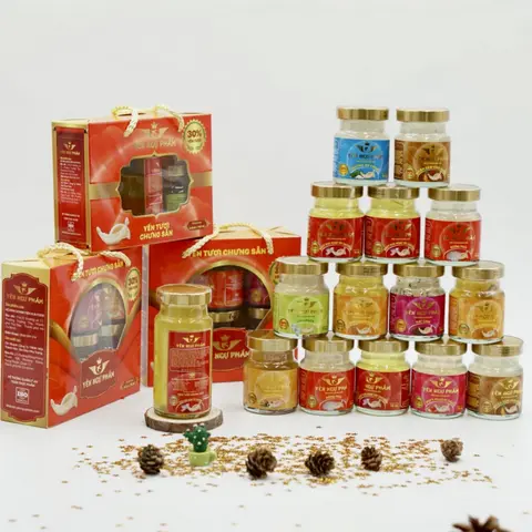 Hình ảnh Combo 4: Mua 2 Set Quà 6 Hũ TẶNG KÈM 1 Set Yến Gia Đình 3 Vị