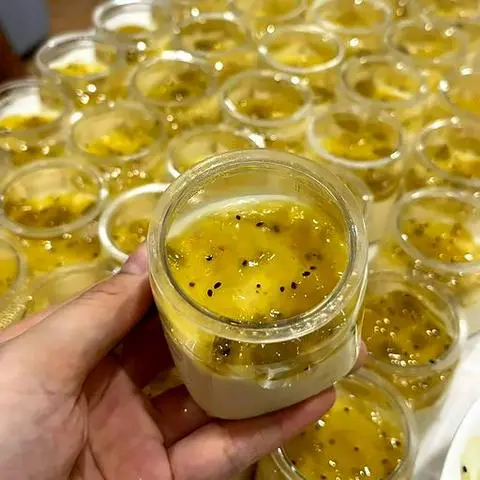 Hình ảnh Panna cotta đào