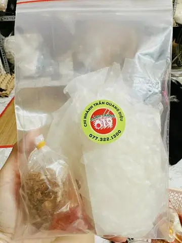 Hình ảnh phơi sương sate muối nhuyễn hành phi
