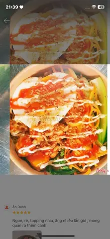 Hình ảnh Mì trộn trứng , xúc xích ,cá viên(5) 