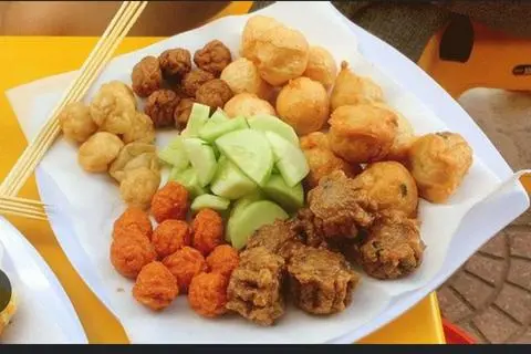 Hình ảnh BÒ CÁ VIÊN CHIÊN KHÔNG DẦU
