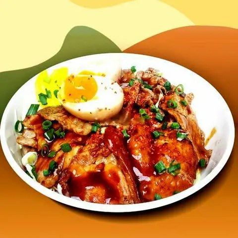 Hình ảnh Mì super 3 loại thịt nướng yaki