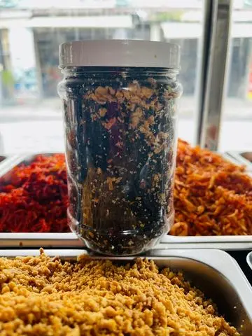 Hình ảnh rong biển cháy tỏi 