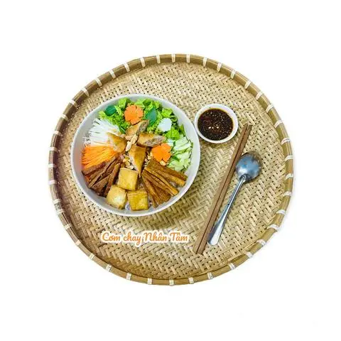 Hình ảnh Bún nước tương thuần chay - 4 toppings