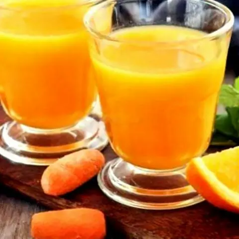 Hình ảnh Nước ép cam cà rốt