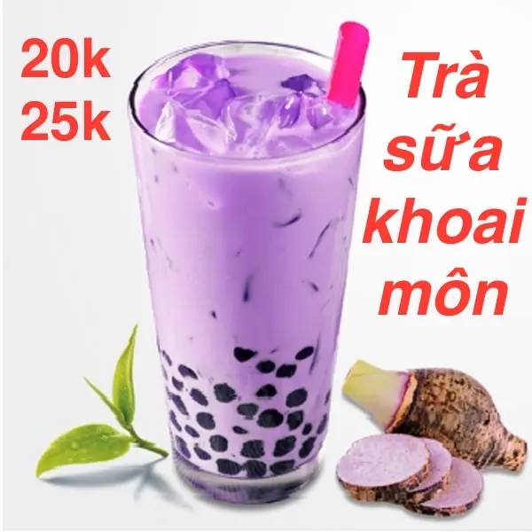 Hình ảnh Trà sữa khoai môn