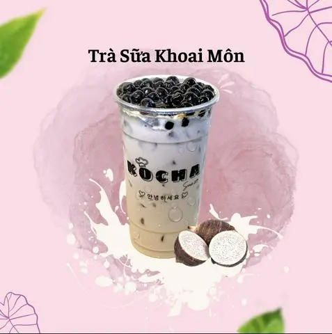 Hình ảnh Trà Sữa Khoai Môn + TC Đen