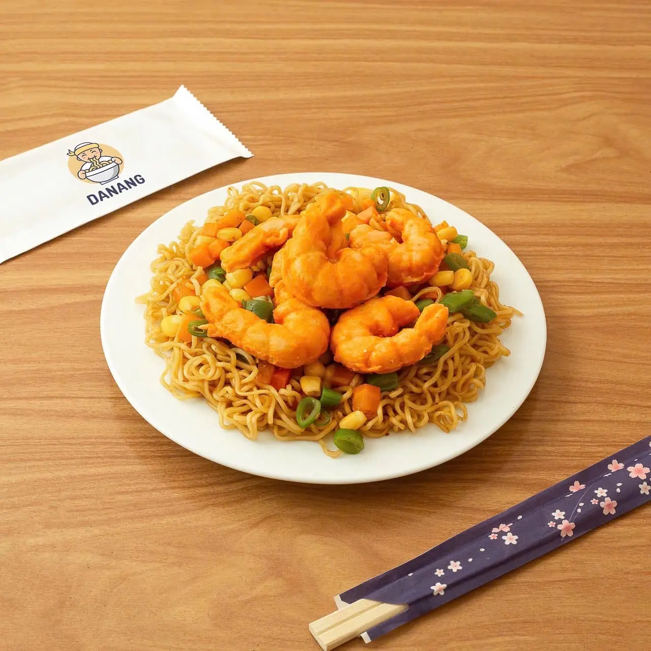 Hình ảnh Mì Trộn Tôm Surimi