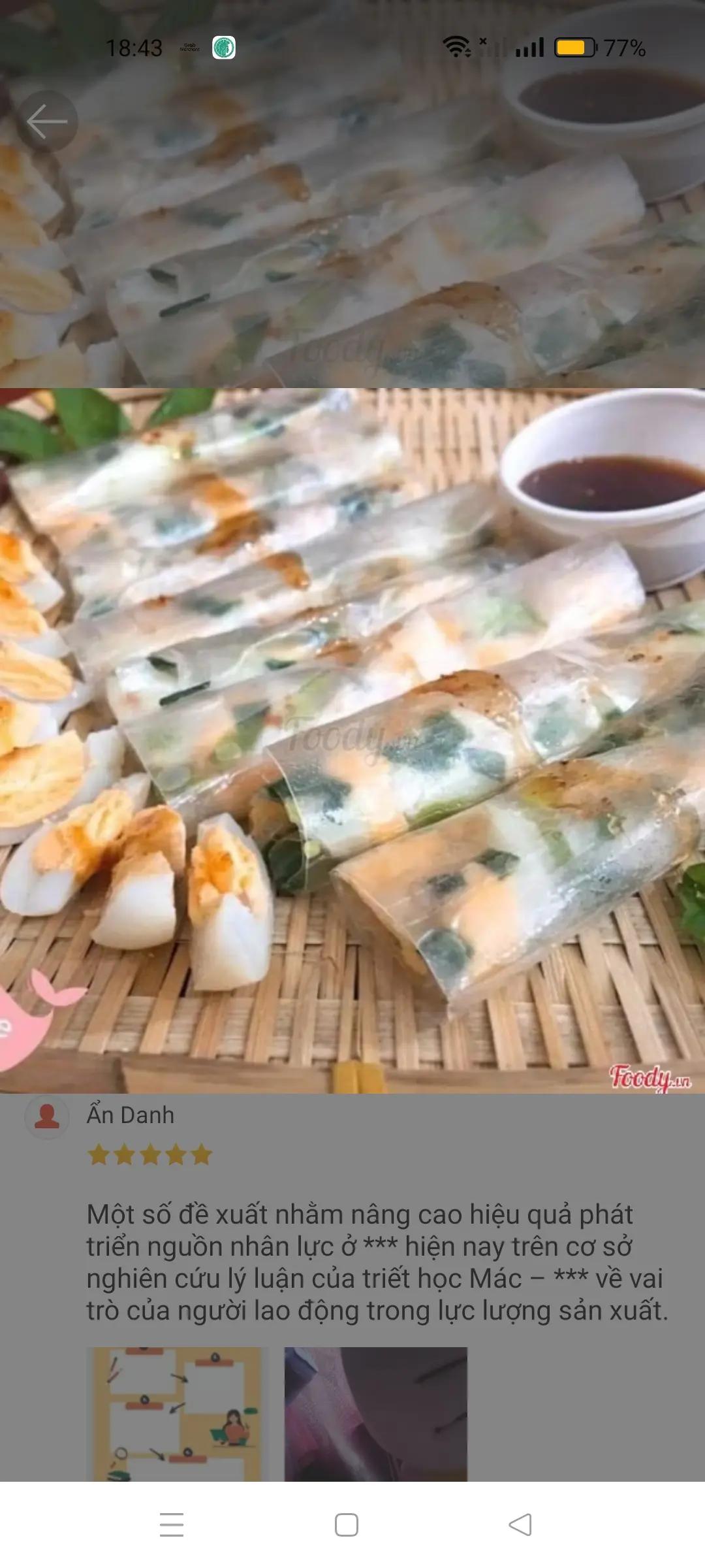 Hình ảnh Phơi Sương  Cuốn Trứng Cút Mỡ hành
