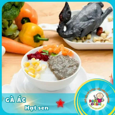 Hình ảnh Gà ác hạt sen