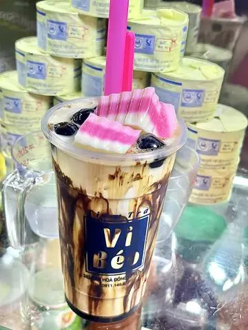 Hình ảnh Sữa tươi đường đen sương sáo