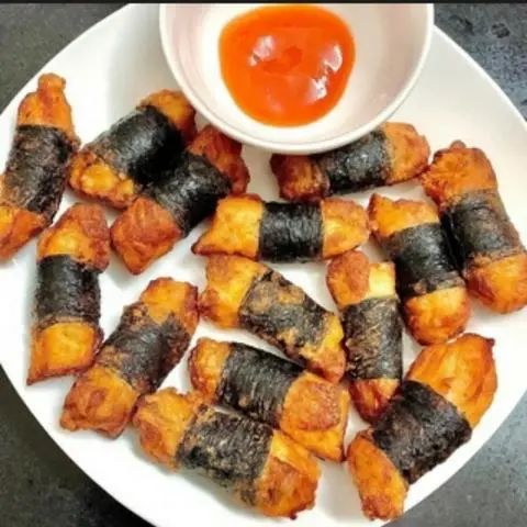 Hình ảnh Gà Cuộn Rong Biển Lớn - 1 Cuộn