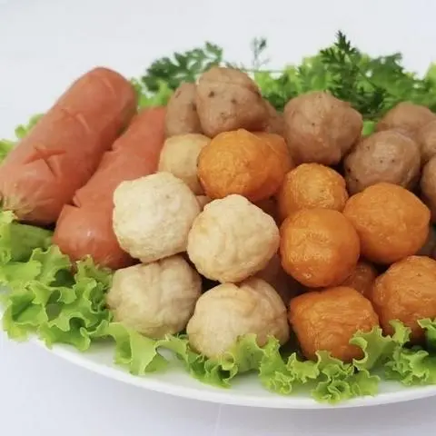 Hình ảnh Combo Viên Chiên 3 loại + Xúc Xích