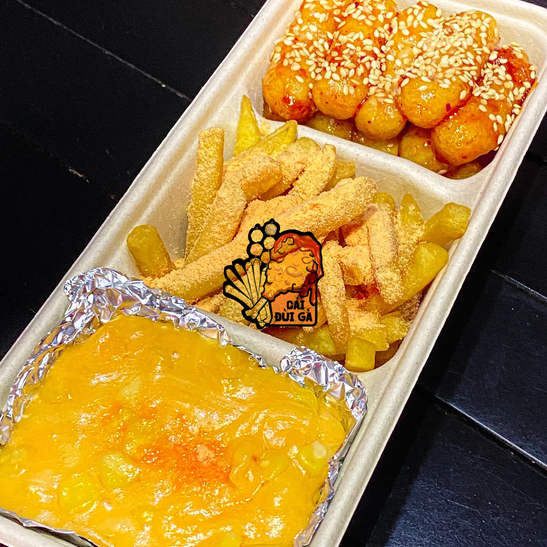 Hình ảnh Combo Ăn Kèm : Cheese Corn + Khoai Phô mai + Tokbokki cay