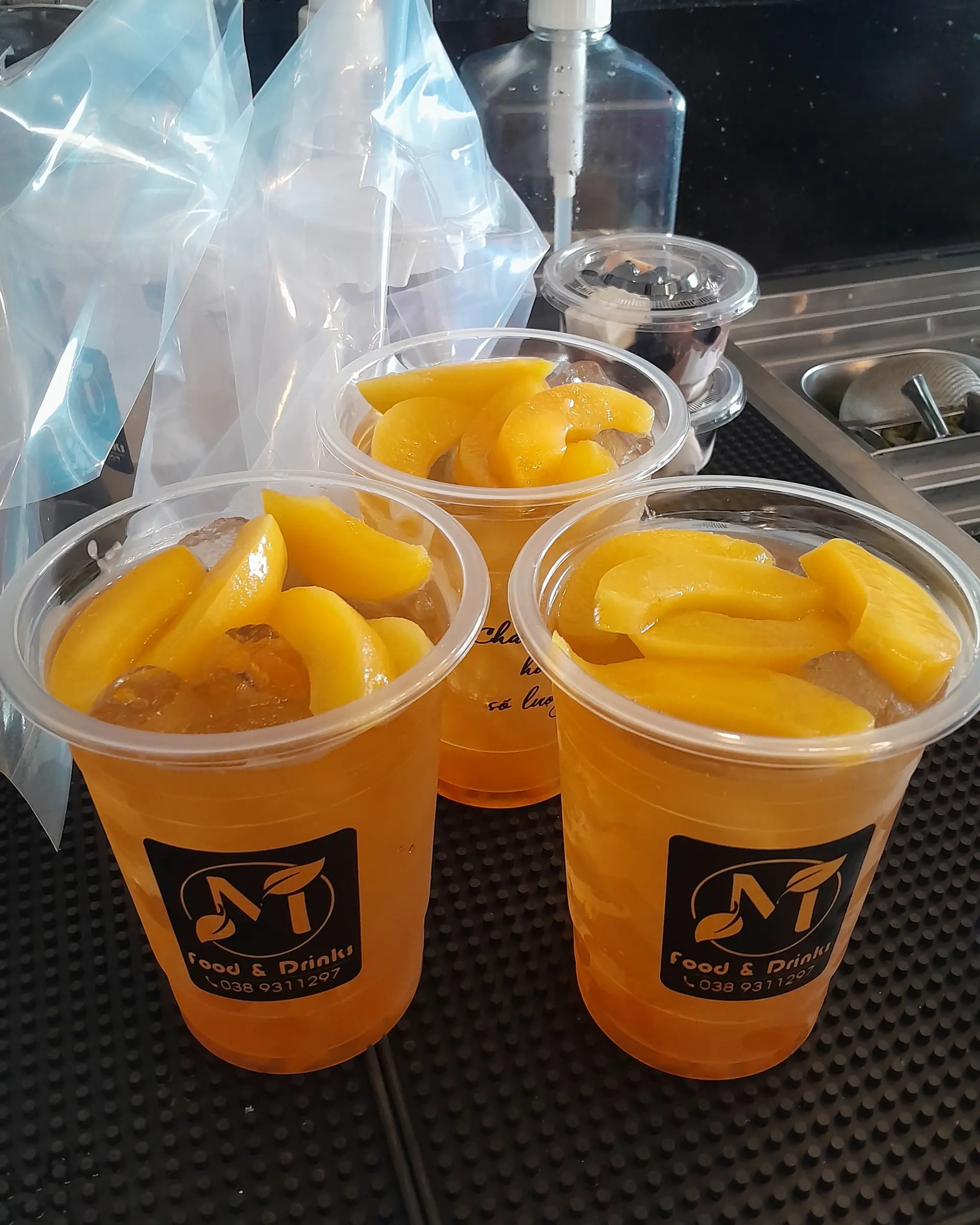 Hình ảnh Trà Đào + Miếng Đào (5 lát)