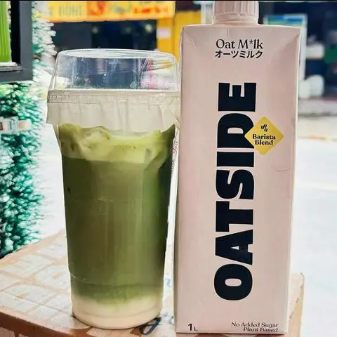 Hình ảnh Matcha Latte Sữa hạt Oatside size L