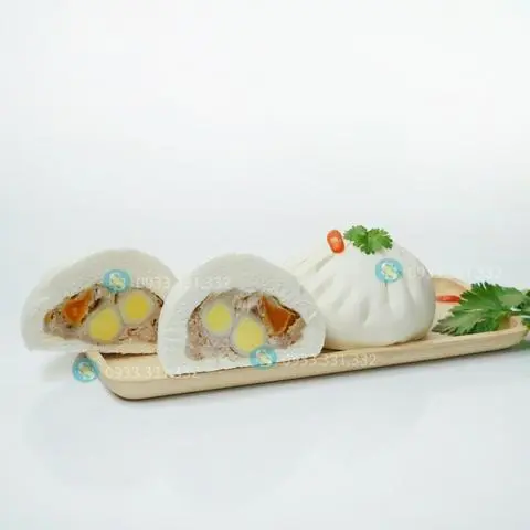 Hình ảnh Bánh Bao 2 cút 1 Trứng Muối.