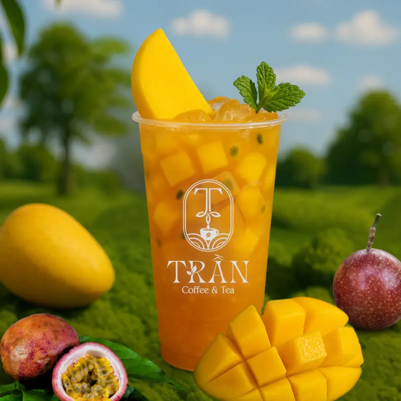 Hình ảnh Trà Xoài Chanh Dây Tươi