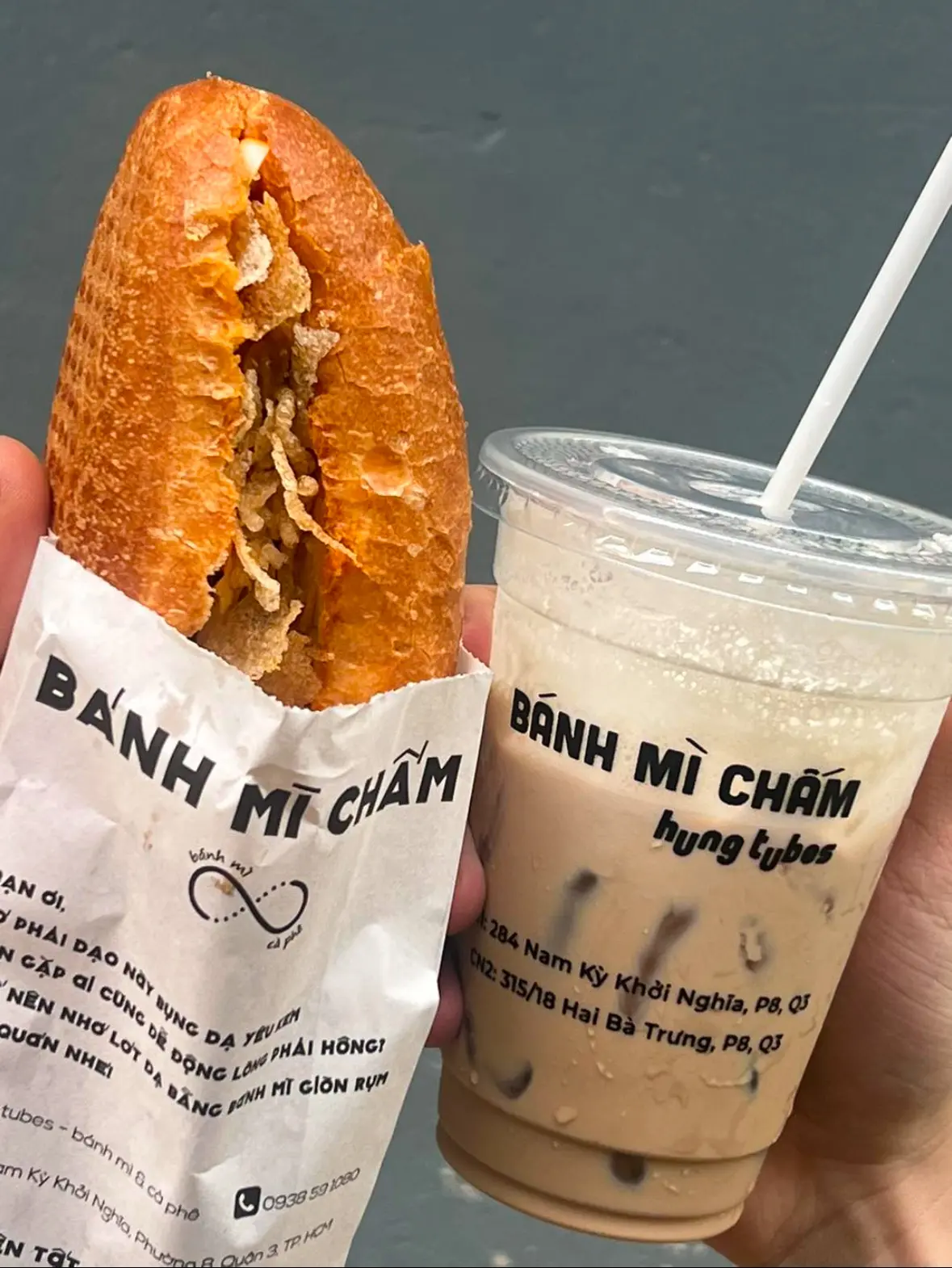 Hình ảnh Combo 1 (Bánh mì ổ + Cafe sữa đá)