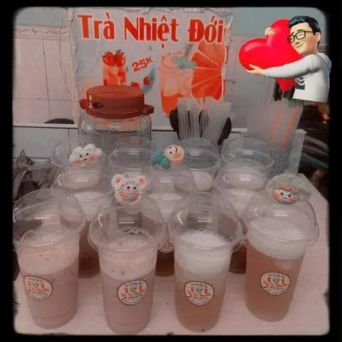 Hình ảnh Trà Sữa Dâu(có trân châu)