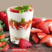 Hình ảnh Yaourt dâu tây 