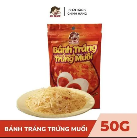 Hình ảnh Bánh tráng Abi vị trứng muối