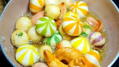 Hình ảnh Combo Cá Viên Thập Cẩm Nhỏ Sốt Mắm Tỏi 