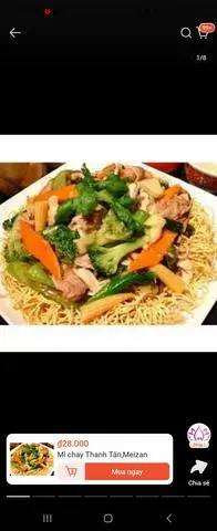 Hình ảnh Mì xào mềm chay
