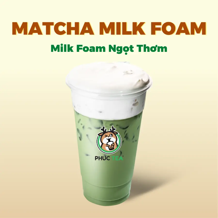 Hình ảnh Matcha Milk Foam (Size M)