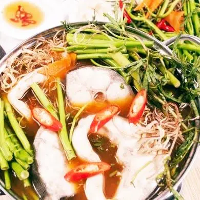 Hình ảnh Lẩu cá bớp măng chua