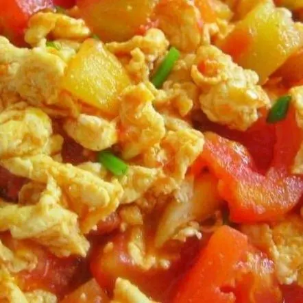 Hình ảnh Cơm chiên Trứng Chiên Cà Chua