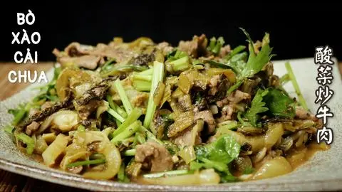 Hình ảnh Cơm chiên bò xào cải chua 