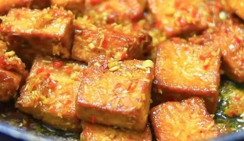 Hình ảnh Đậu hủ chiên sả chay 