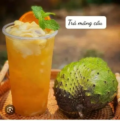Hình ảnh Trà mãng cầu - thạch trái cây nhà làm