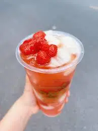 Hình ảnh Trà dâu mix mãng cầu