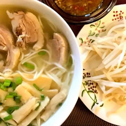 Hình ảnh Bún măng gà