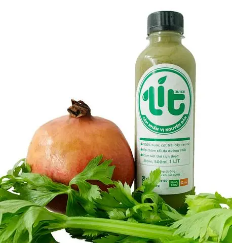 Hình ảnh Nước ép Lựu + Cần tây