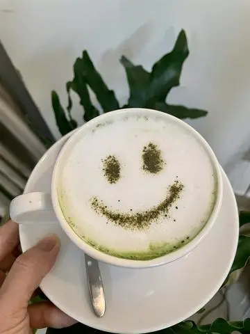 Hình ảnh Matcha latte nóng