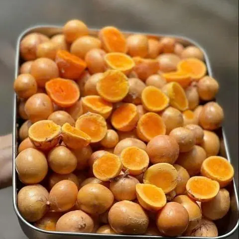 Hình ảnh trứng non béo mụp sốt thái- phần nhỏ 