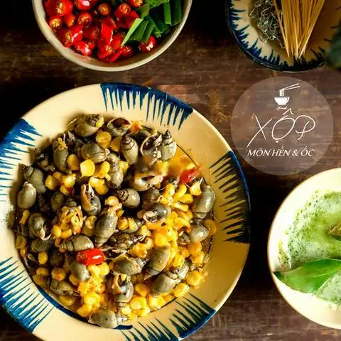 Hình ảnh Ốc cà na xào bắp