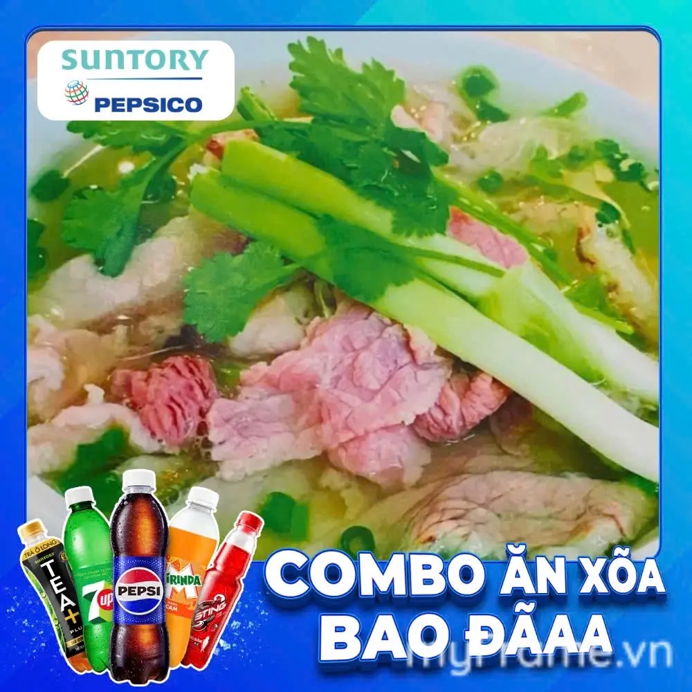 Hình ảnh Combo Phở Thập Cẩm + Nước Ngọt SPVB