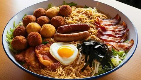 Hình ảnh Mì trộn SIÊU TOPPING Xốt Say Đắm