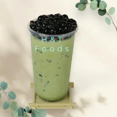 Hình ảnh Sữa tươi Matcha trân châu đường đen -700ml