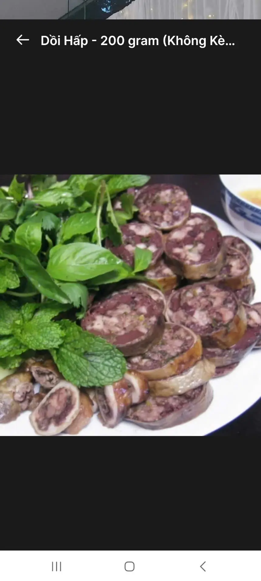 Hình ảnh Soup Dồi Hấp 